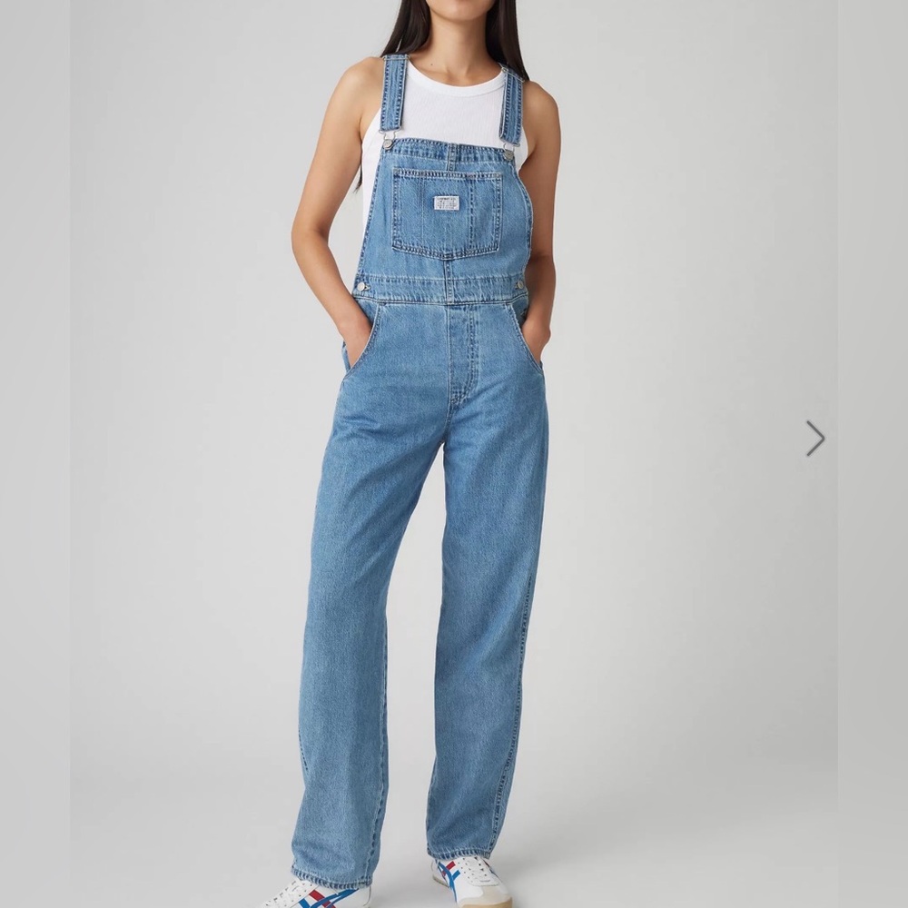 Levi's Women's Light Blue Denim Overalls